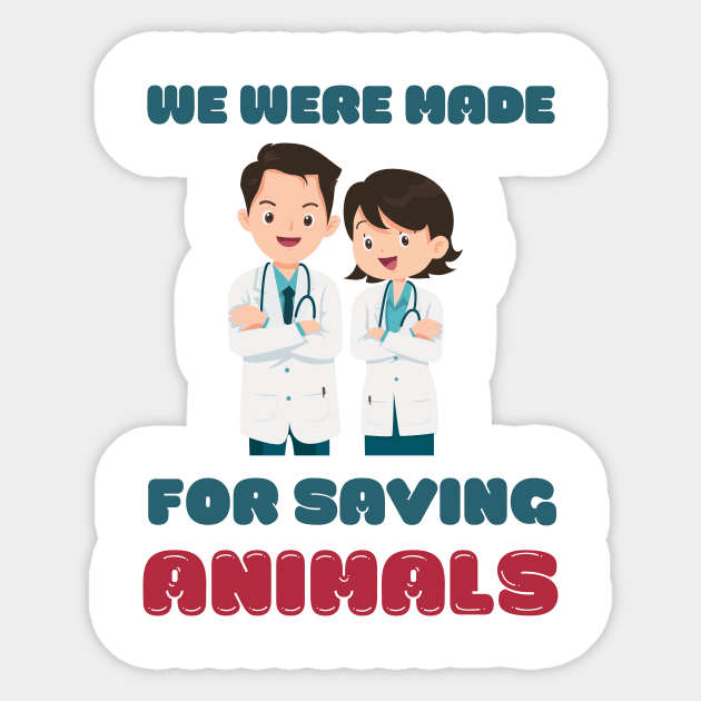 Vet, Future Veterinarian, Saving Animal Sticker by Salasala